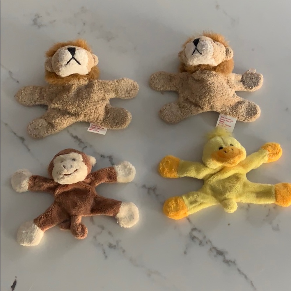 Set of 4 animal magnets
